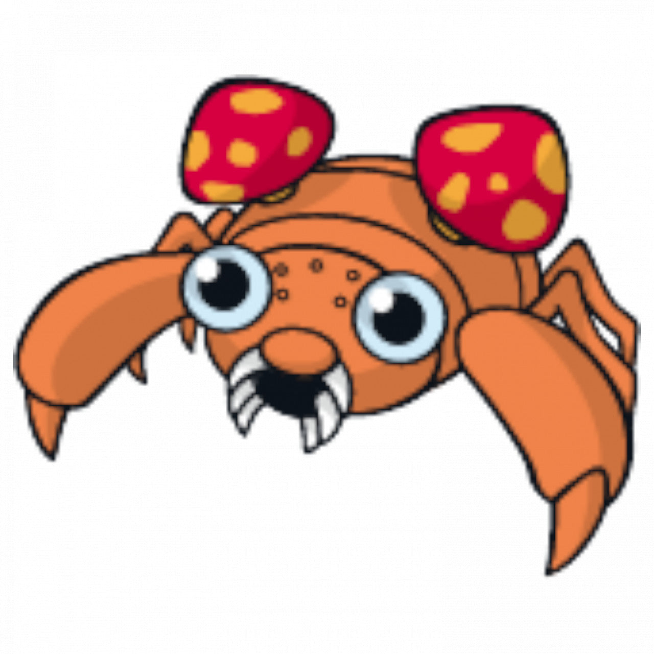 Set 5 bucati, Sticker decorativ, Pokemon Paras, Rezistent la apa, NO7644, 6 cm, Multicolor