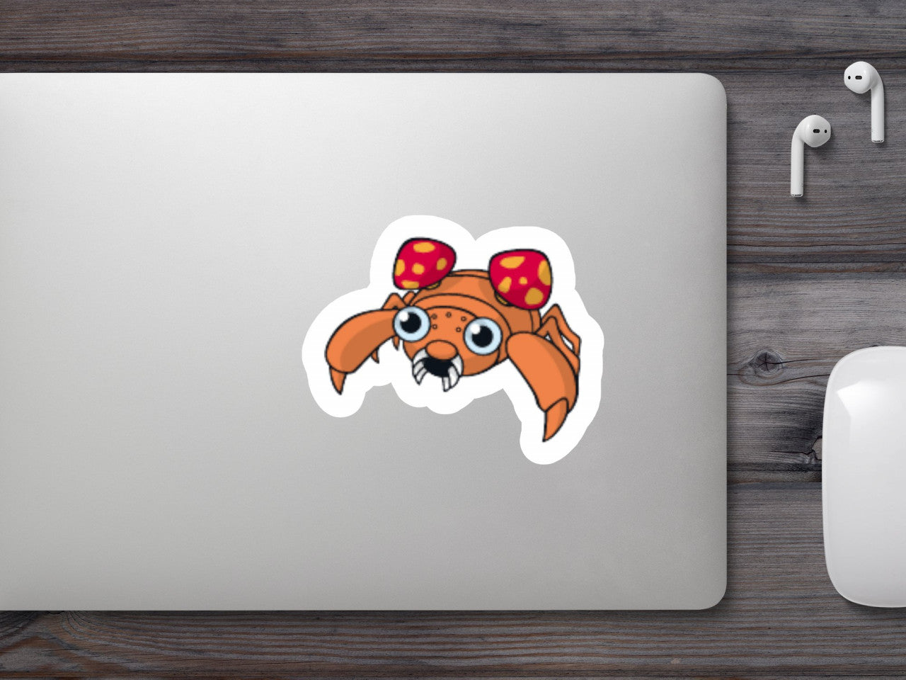 Set 5 bucati, Sticker decorativ, Pokemon Paras, Rezistent la apa, NO7644, 6 cm, Multicolor