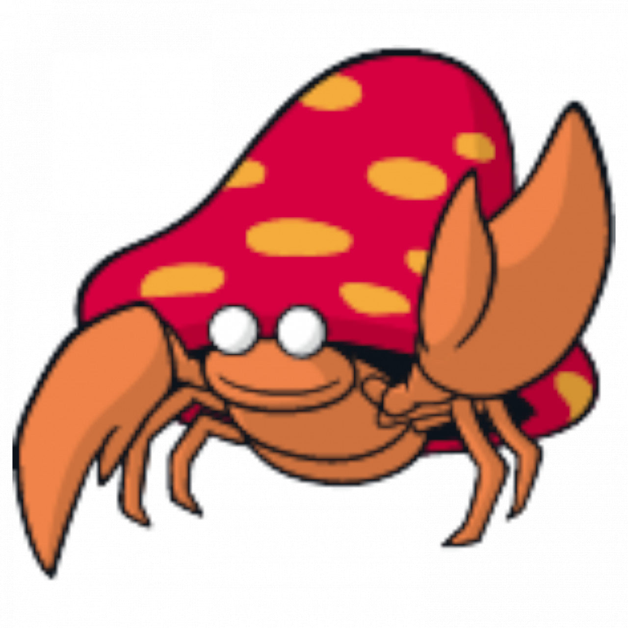 Set 5 bucati, Sticker decorativ, Pokemon Parasect, Rezistent la apa, NO7645, 6 cm, Multicolor