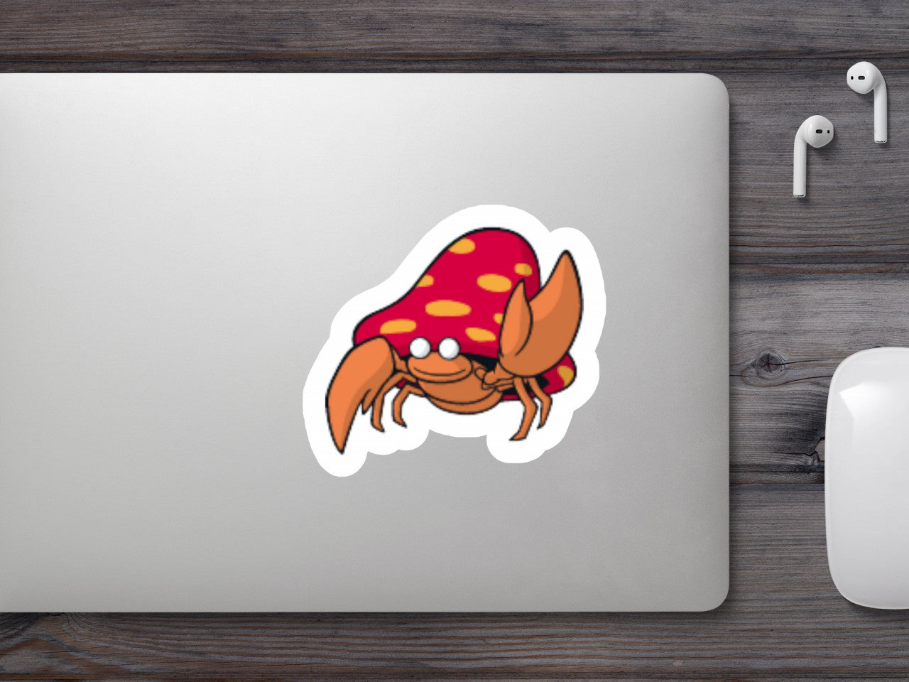 Set 5 bucati, Sticker decorativ, Pokemon Parasect, Rezistent la apa, NO7645, 6 cm, Multicolor