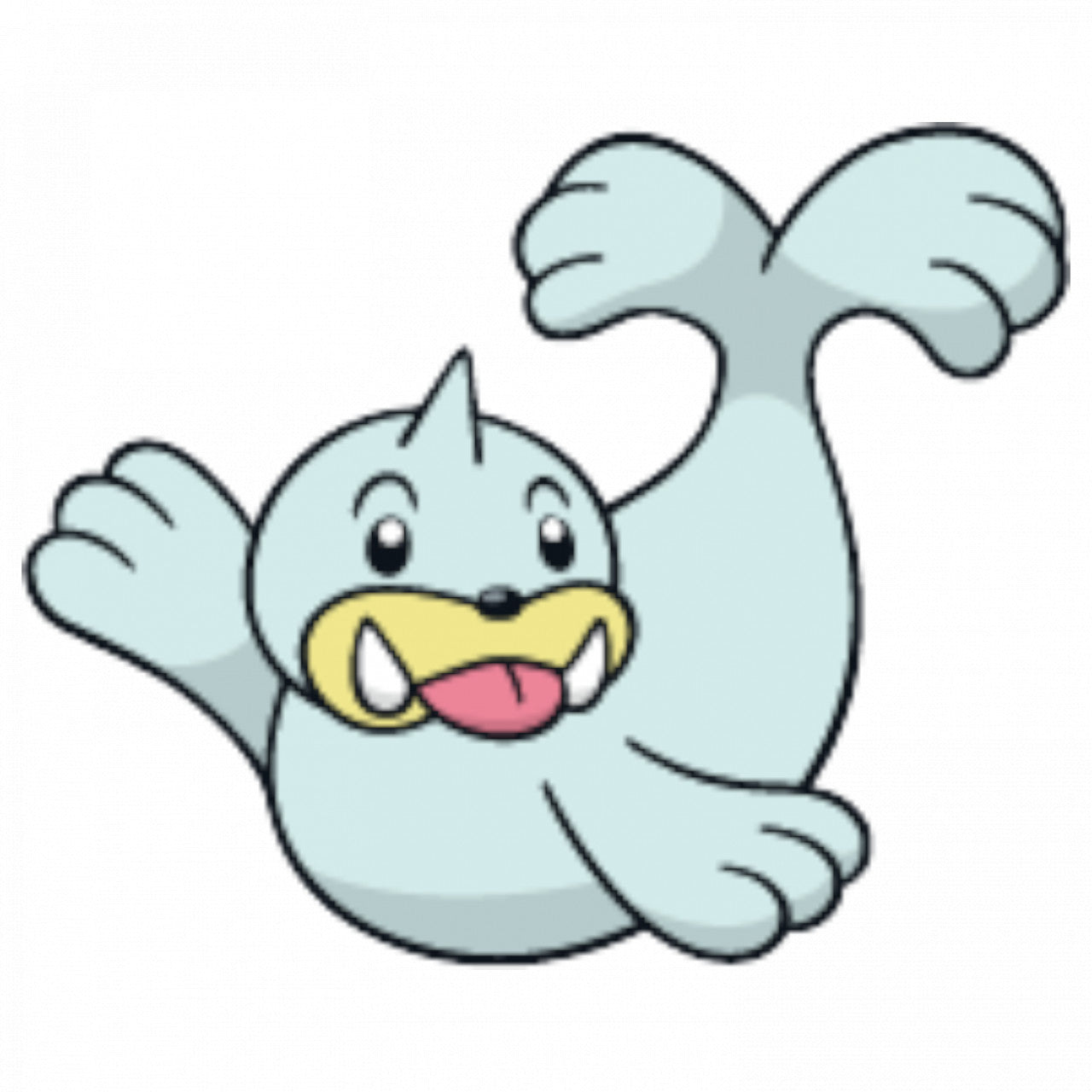 Set 5 bucati, Sticker decorativ, Pokemon Seel, Rezistent la apa, NO7672, 6 cm, Multicolor