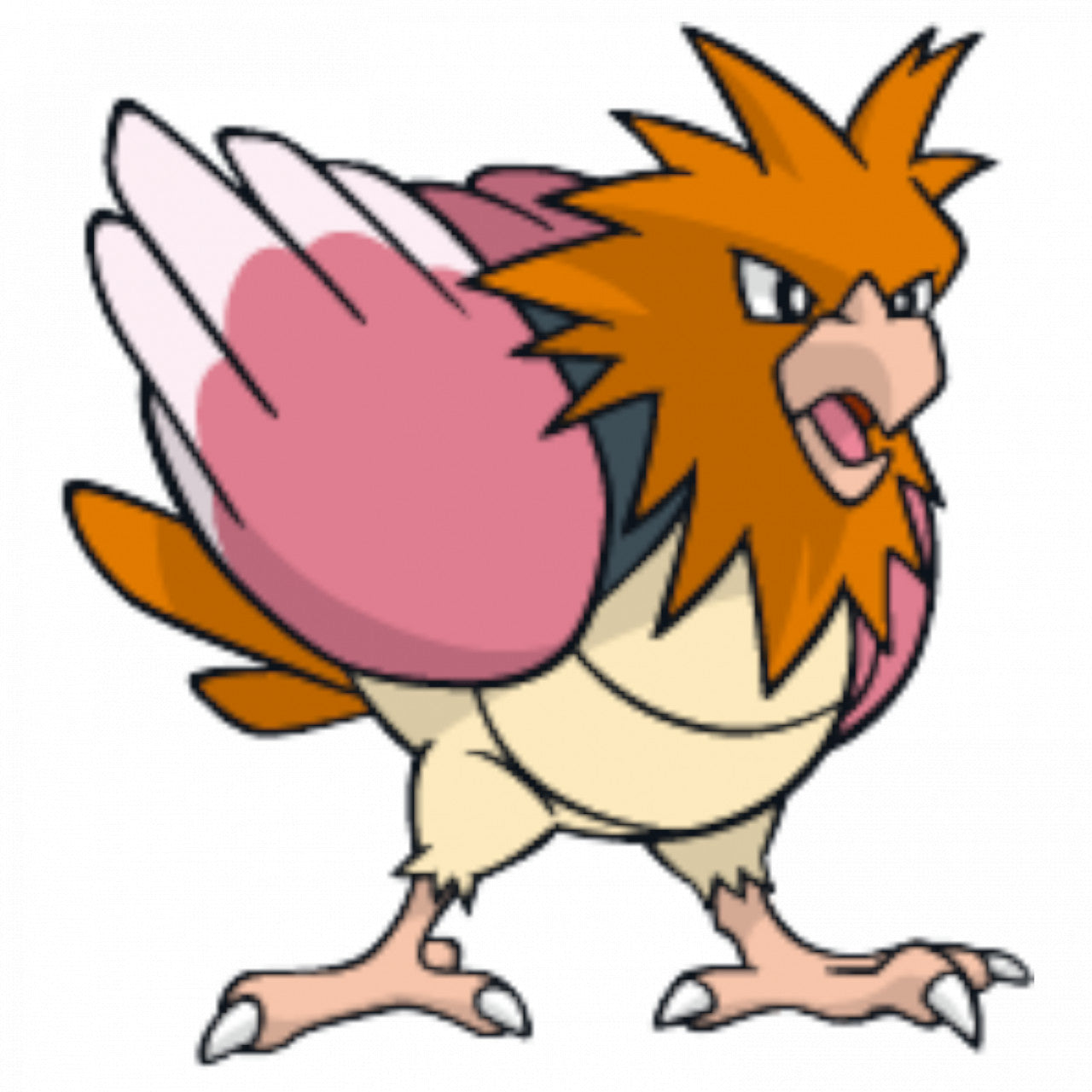 Set 5 bucati, Sticker decorativ, Pokemon Spearow, Rezistent la apa, NO7677, 6 cm, Multicolor