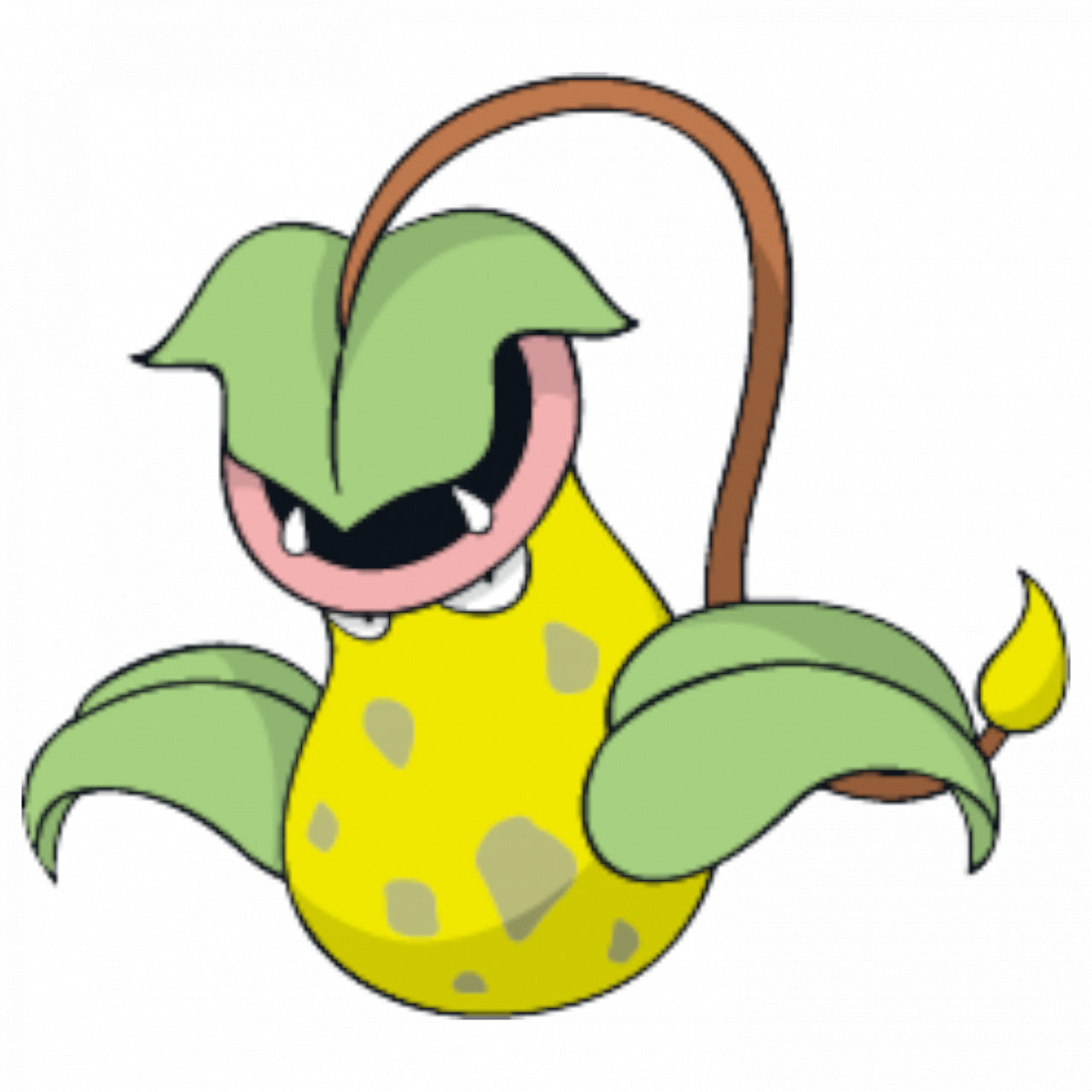 Set 5 bucati, Sticker decorativ, Pokemon Victreebel, Rezistent la apa, NO7689, 6 cm, Multicolor