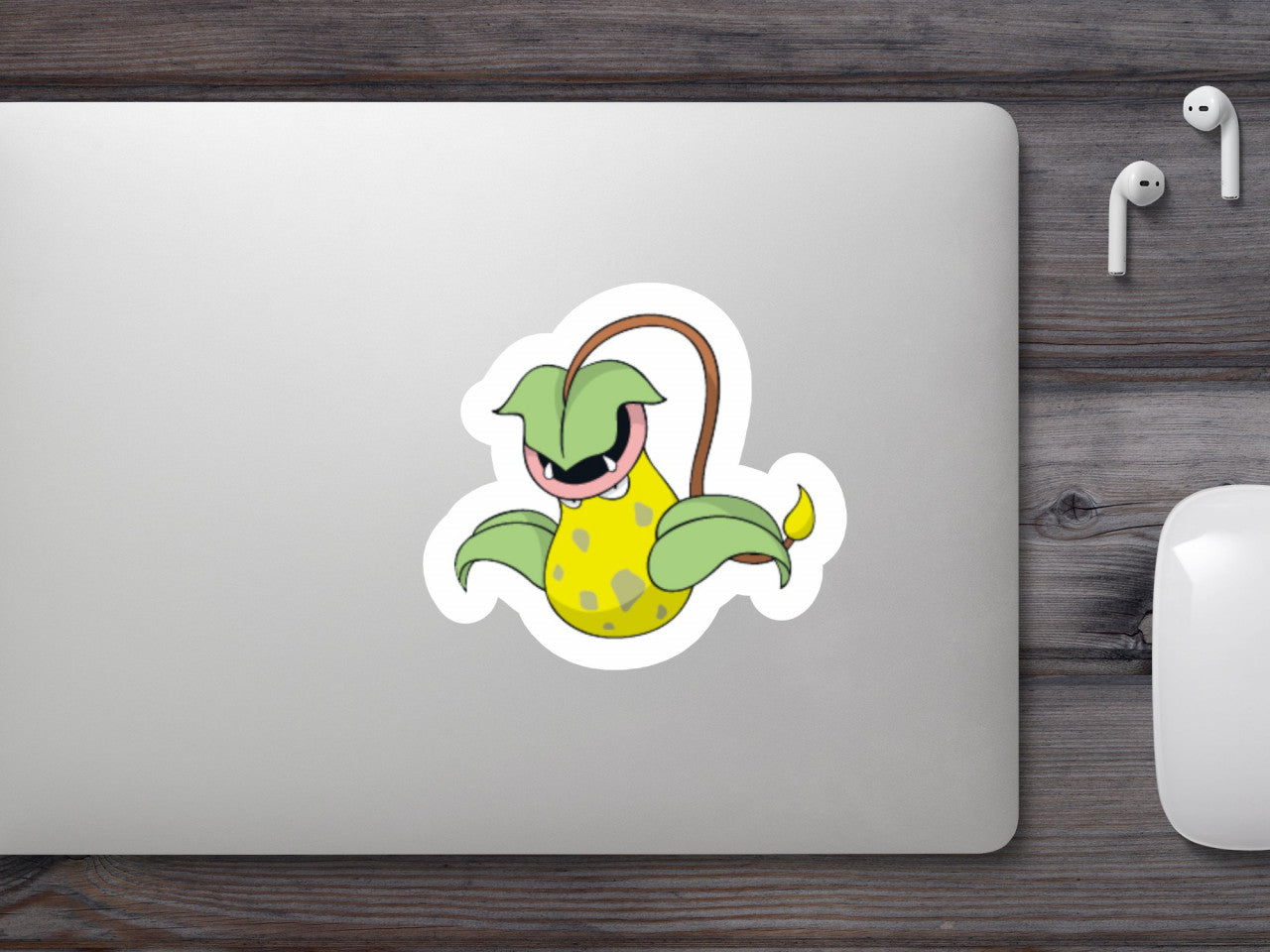 Set 5 bucati, Sticker decorativ, Pokemon Victreebel, Rezistent la apa, NO7689, 6 cm, Multicolor