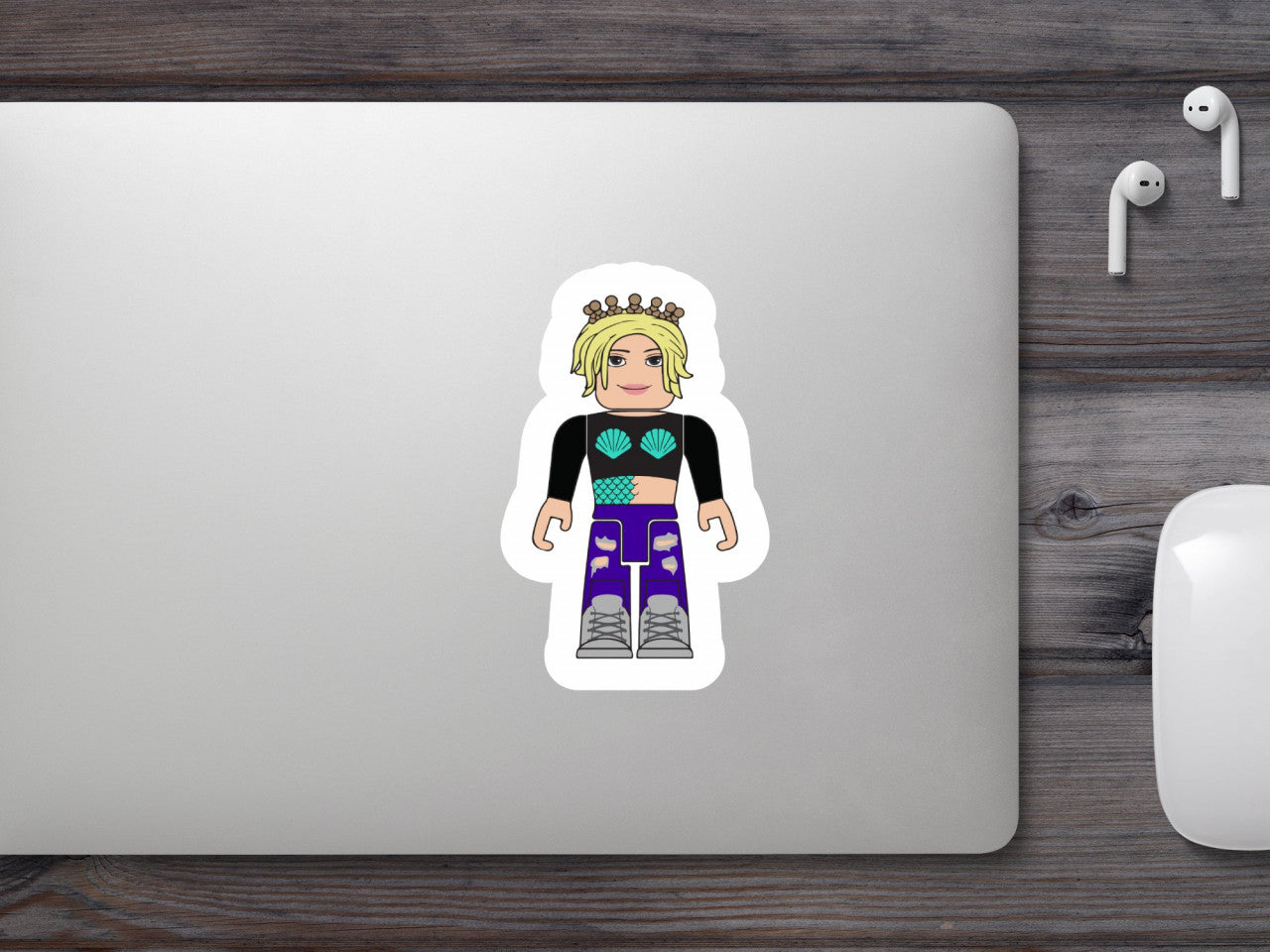 Set 5 bucati, Sticker decorativ, Roblox Callmehbob, Rezistent la apa, NO7857, 6 cm, Multicolor