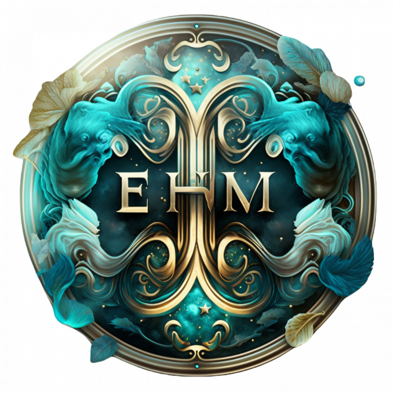 Set 5 bucati, Sticker decorativ, Semn zodiacal pentru zodia Gemeni, Rezistent la apa, NO9373, 6 cm, Multicolor