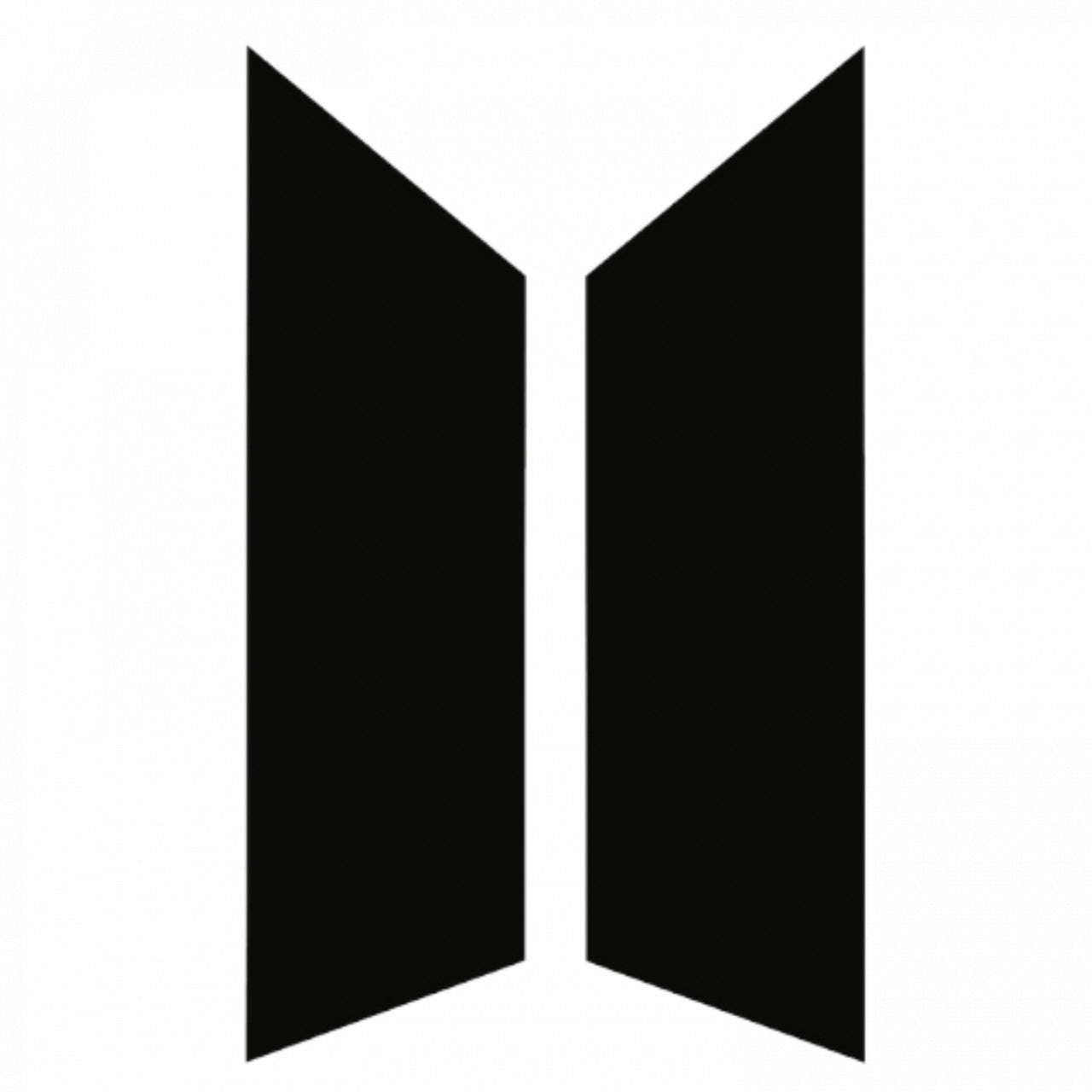 Set 5 bucati, Sticker decorativ, Simbol BTS, Rezistent la apa, NO9581, 6 cm, Multicolor