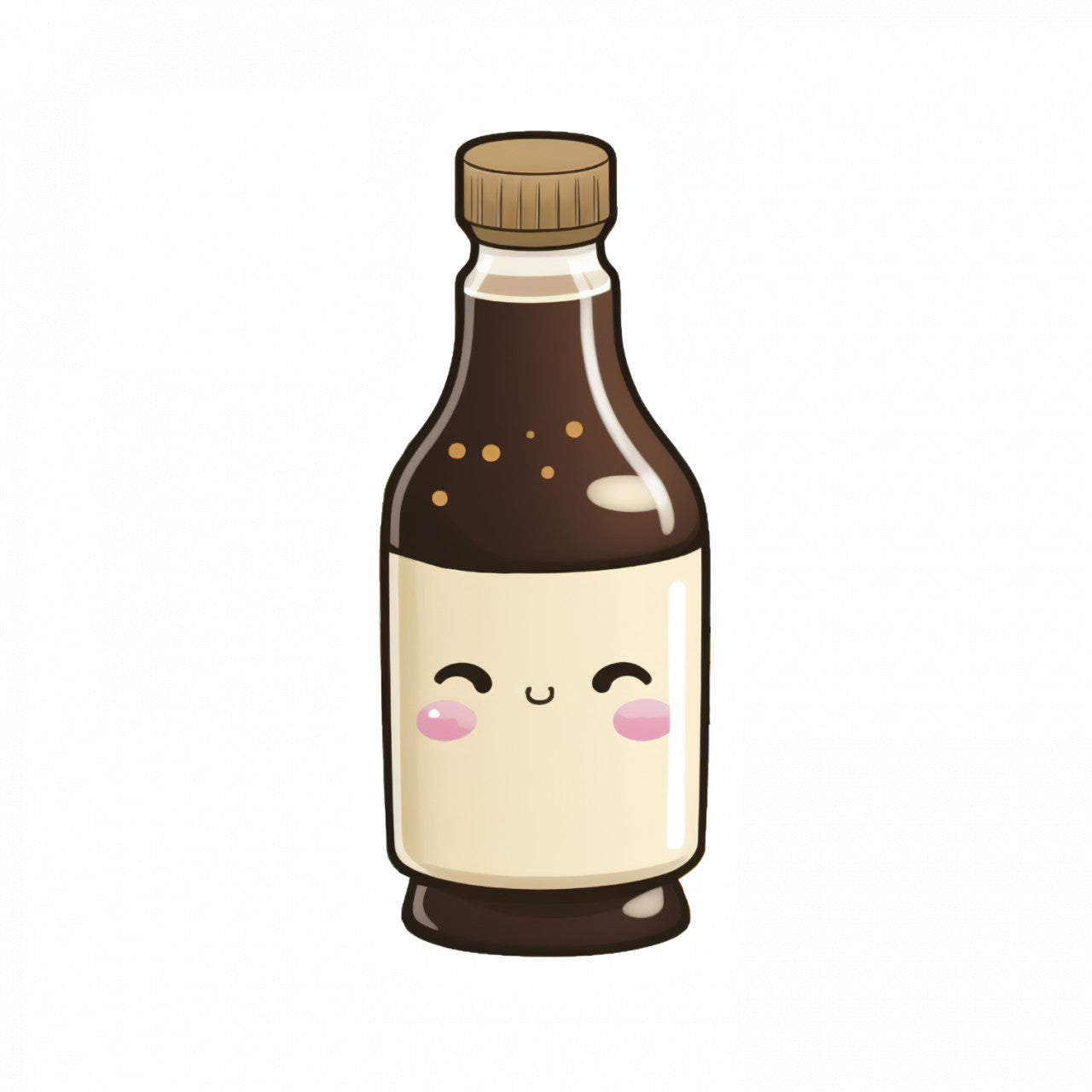 Set 5 bucati, Sticker decorativ, Sos picant, Rezistent la apa, NO8230, 6 cm, Multicolor