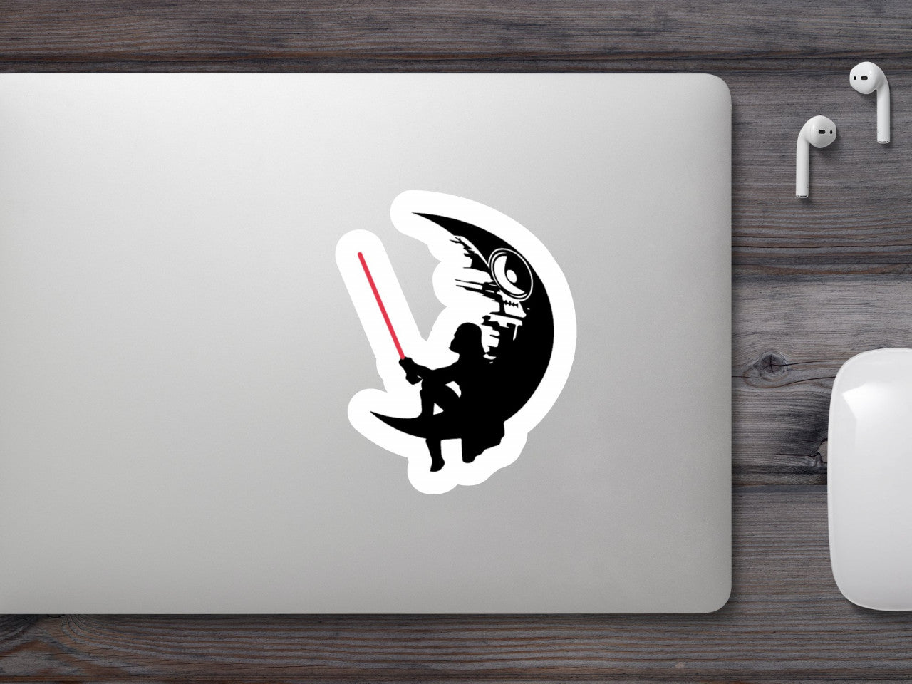 Set 5 bucati, Sticker decorativ, Star wars Anakin Skywalker , Rezistent la apa, NO9578, 6 cm, Multicolor