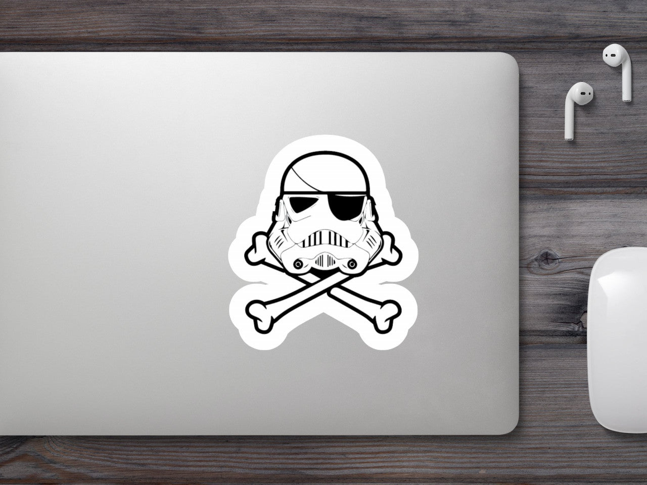 Set 5 bucati, Sticker decorativ, Starwars Dangerous, Rezistent la apa, NO9768, 6 cm, Multicolor