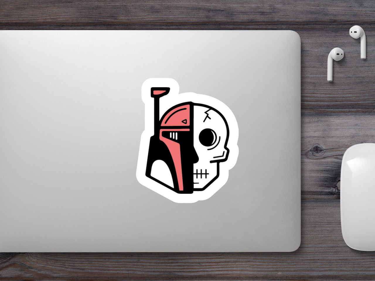 Set 5 bucati, Sticker decorativ, Starwars Dead Feet, Rezistent la apa, NO9058, 6 cm, Multicolor