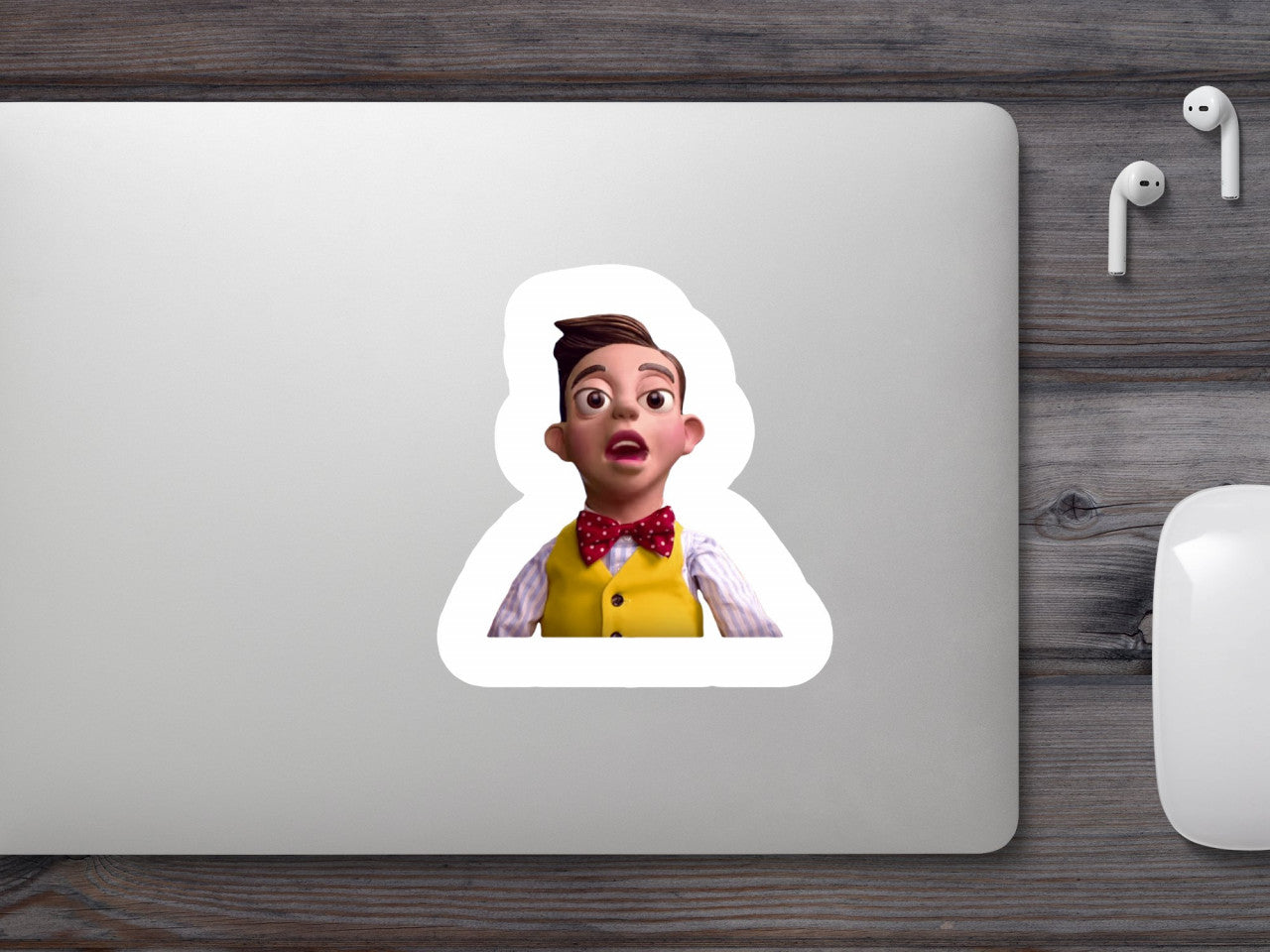 Set 5 bucati, Sticker decorativ, Stingy LazyTown, Rezistent la apa, NO8434, 6 cm, Multicolor