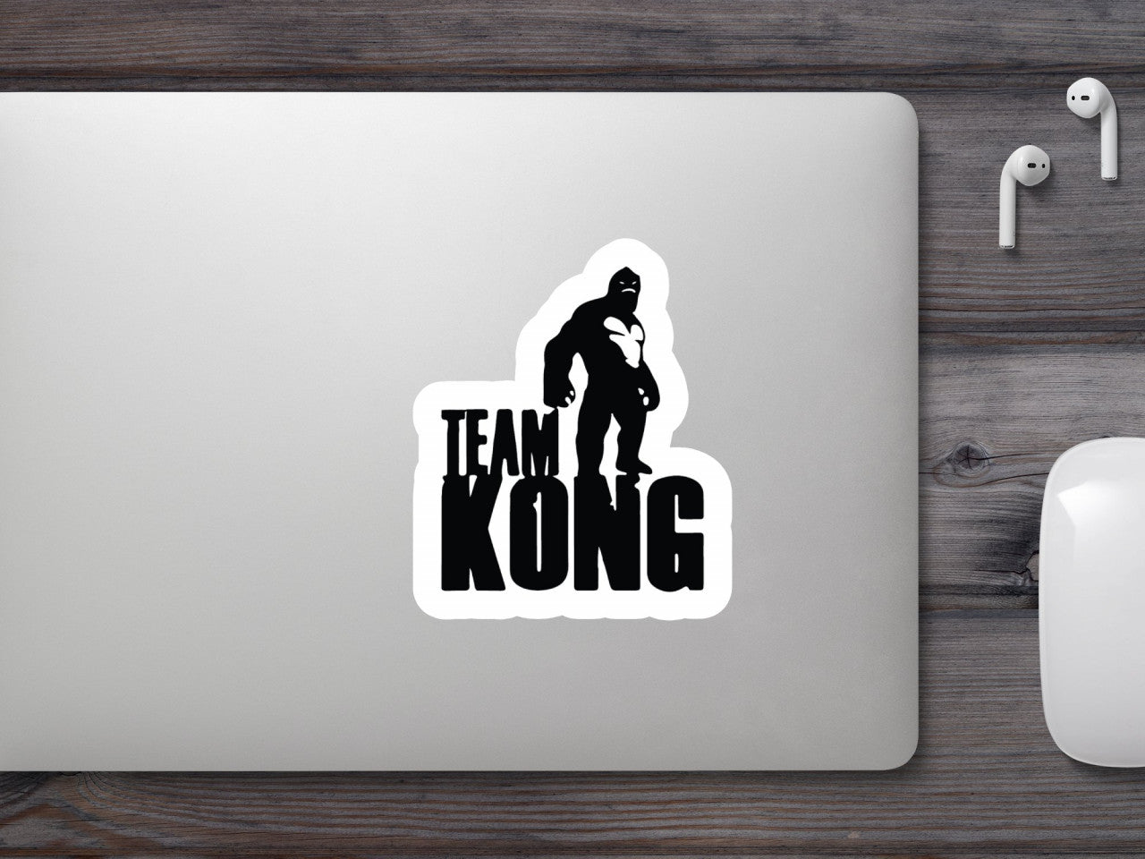 Set 5 bucati, Sticker decorativ, Team King Kong, Rezistent la apa, NO9559, 6 cm, Multicolor