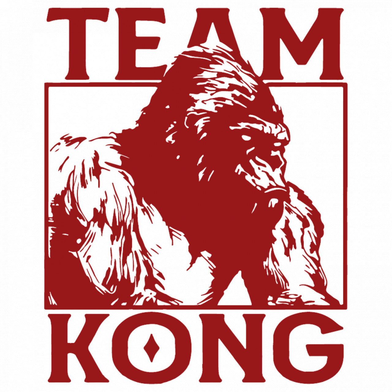 Set 5 bucati, Sticker decorativ, Team Kong, Rezistent la apa, NO8333, 6 cm, Multicolor