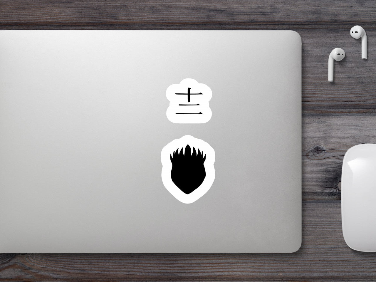 Set 5 bucati, Sticker decorativ, Twelfth Division Bleach emblema, Rezistent la apa, NO8351, 6 cm, Multicolor