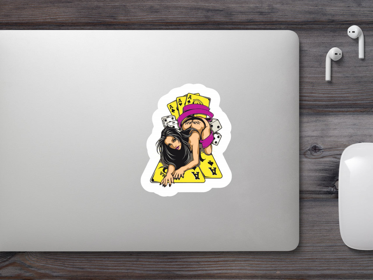 Set 5 bucati, Sticker decorativ, Viata de noapte, Rezistent la apa, NO8343, 6 cm, Multicolor