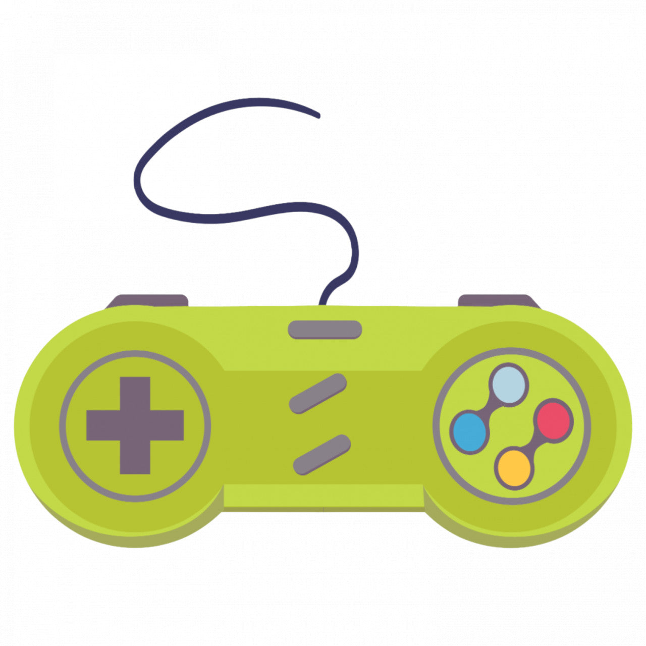 Set 5 bucati, Sticker decorativ, Video Game Controller, Rezistent la apa, NO7658, 6 cm, Multicolor