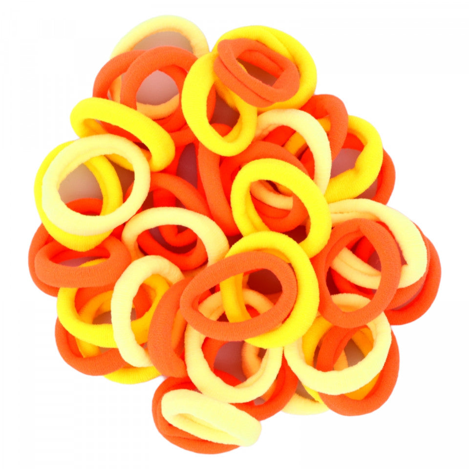 Set 50 bucati, Elastic par, NO8734, Galben