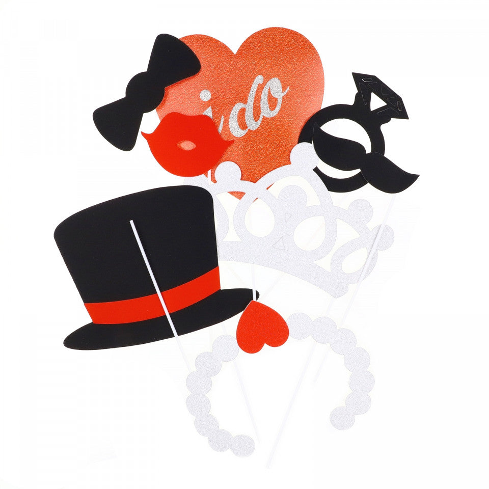 Set 8 bucati, Recuzita cabina foto, NO7460, Multicolor