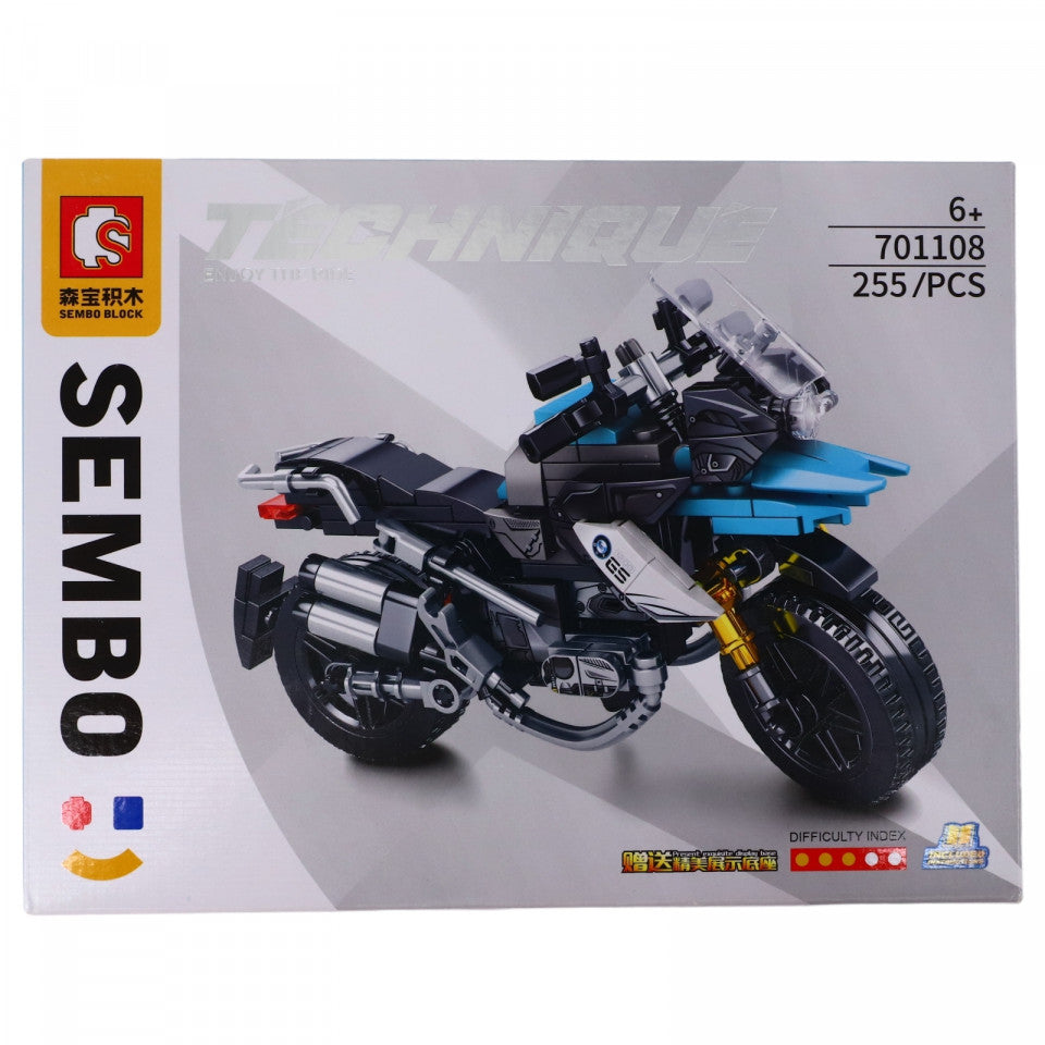 Set de constructie, BMW R 1200 GS, NO701108, 255 piese, Multicolor