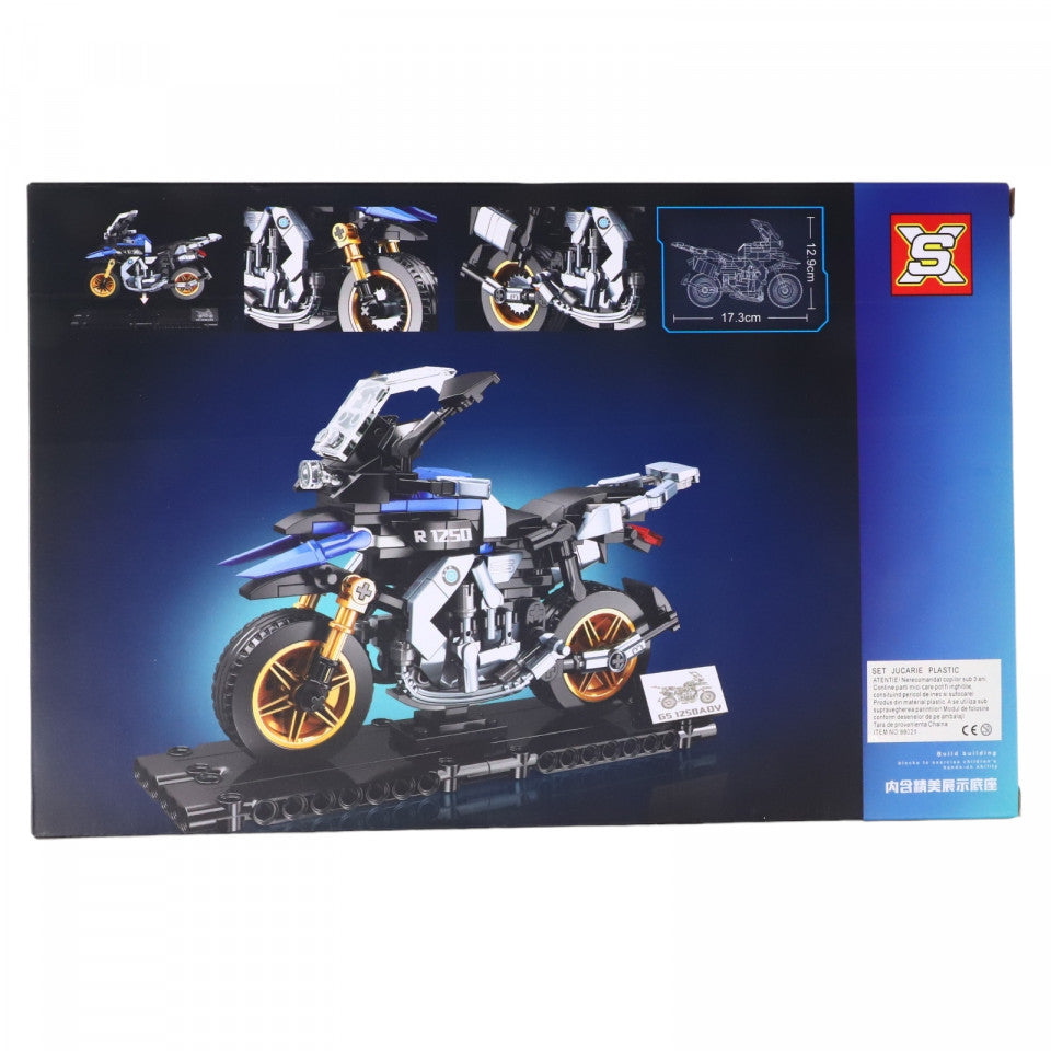 Set de constructie, Motocicleta, BMW R 1250 GS, NO88021-1, 301 piese, Multicolor