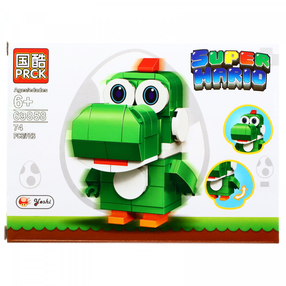 Set de constructie, Super Mario, Yoshi, 74 piese