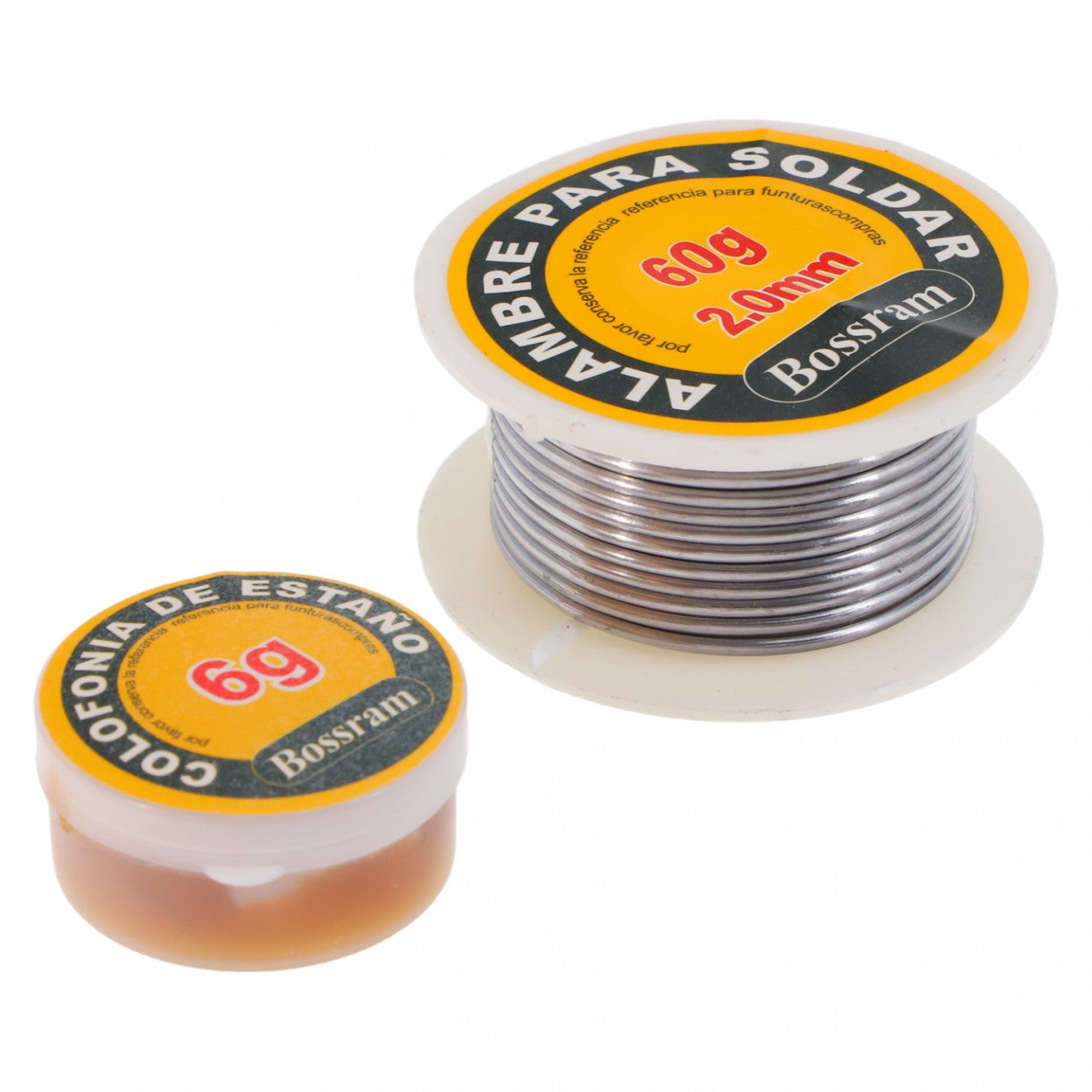 Set Fludor de lipit cu pasta, NO344, 60 g - 2.0 mm, 6 g