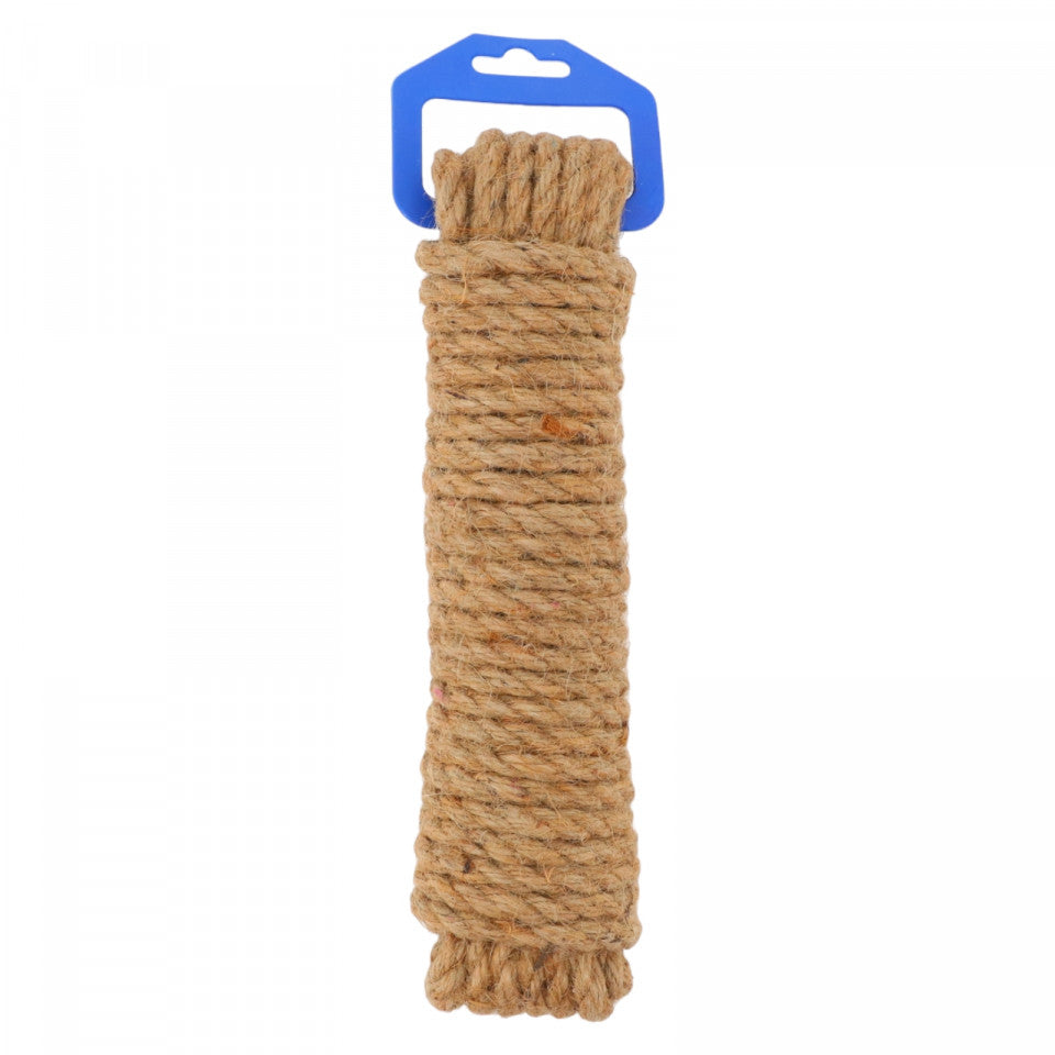 Sfoara de iuta, 6 mm x 10 m, Maro