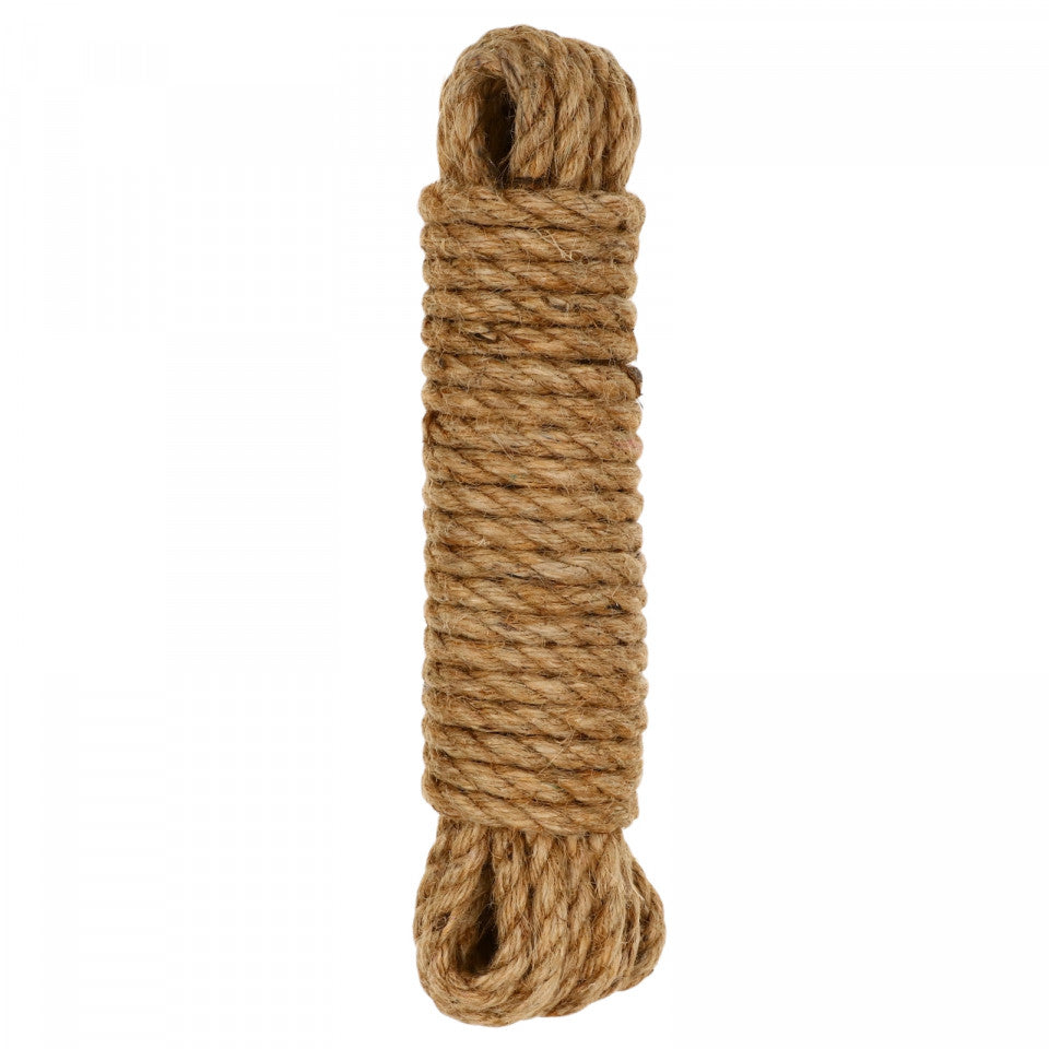 Sfoara de iuta, 8 mm x 10 m, Maro