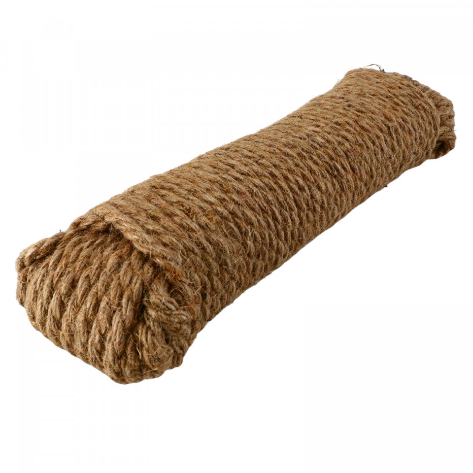 Sfoara de iuta, NO256, 6 mm x 30 m, Maro