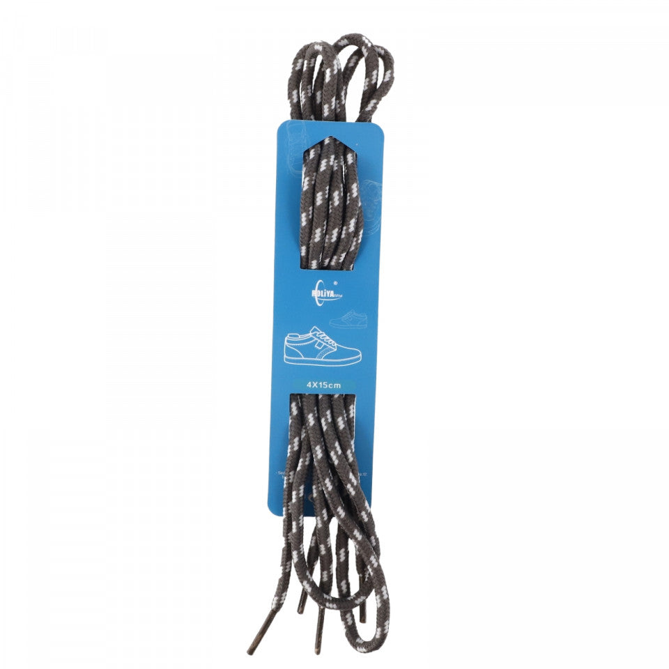 Sireturi, NO1305, 0.4 x 100 cm, Alb / Gri