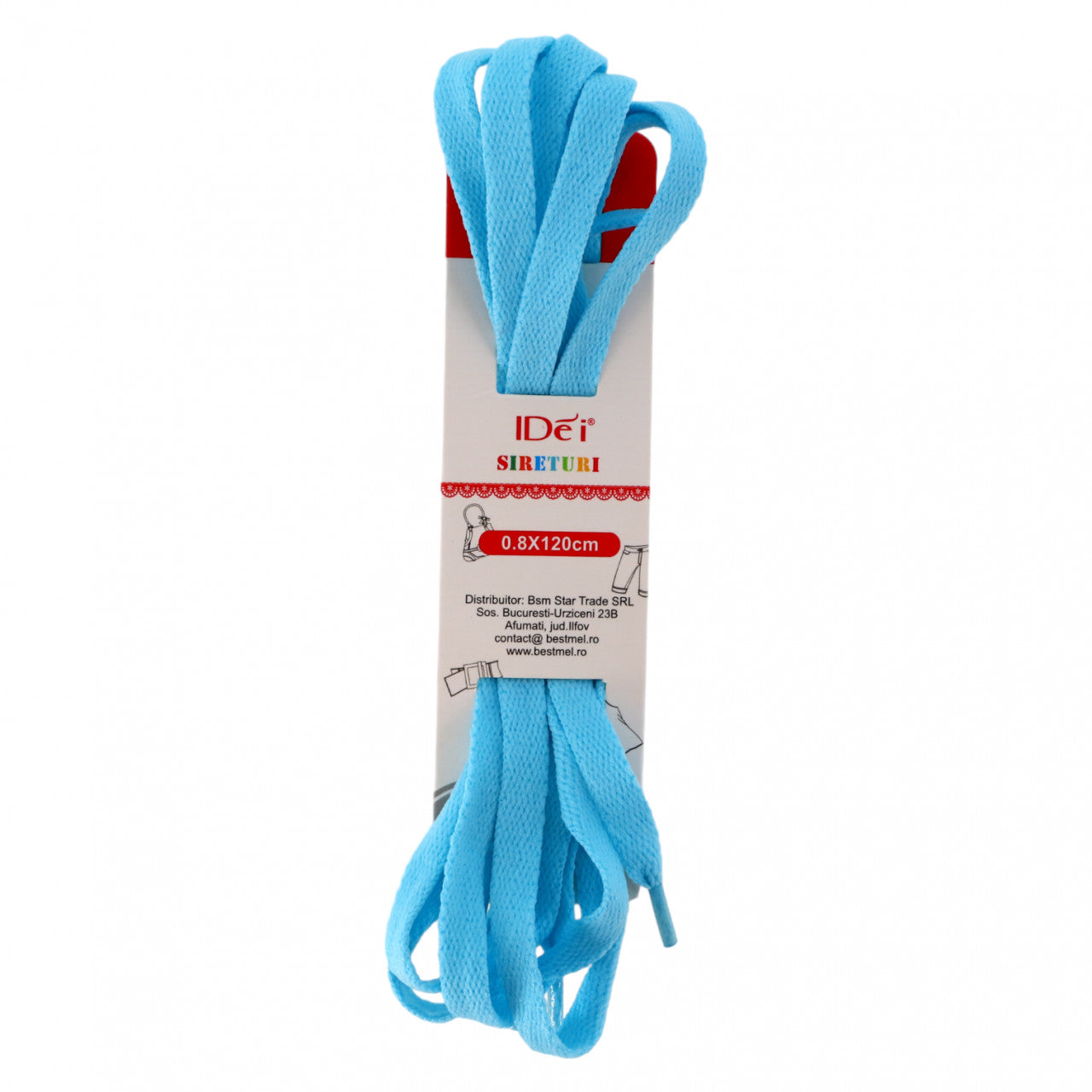 Sireturi, NO561, 0.8 x 120 cm, Bleu