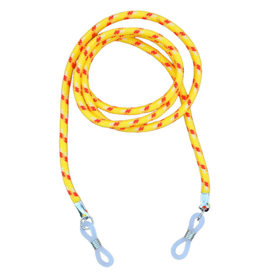 Snur textil pentru ochelari, NO901, 62 cm, Galben