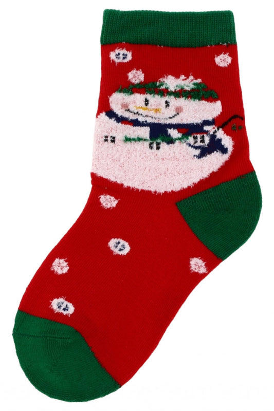 Sosete copii, Craciun, 95% bumbac, Fara cusatura, NO5449, 2-3 ani, Multicolor