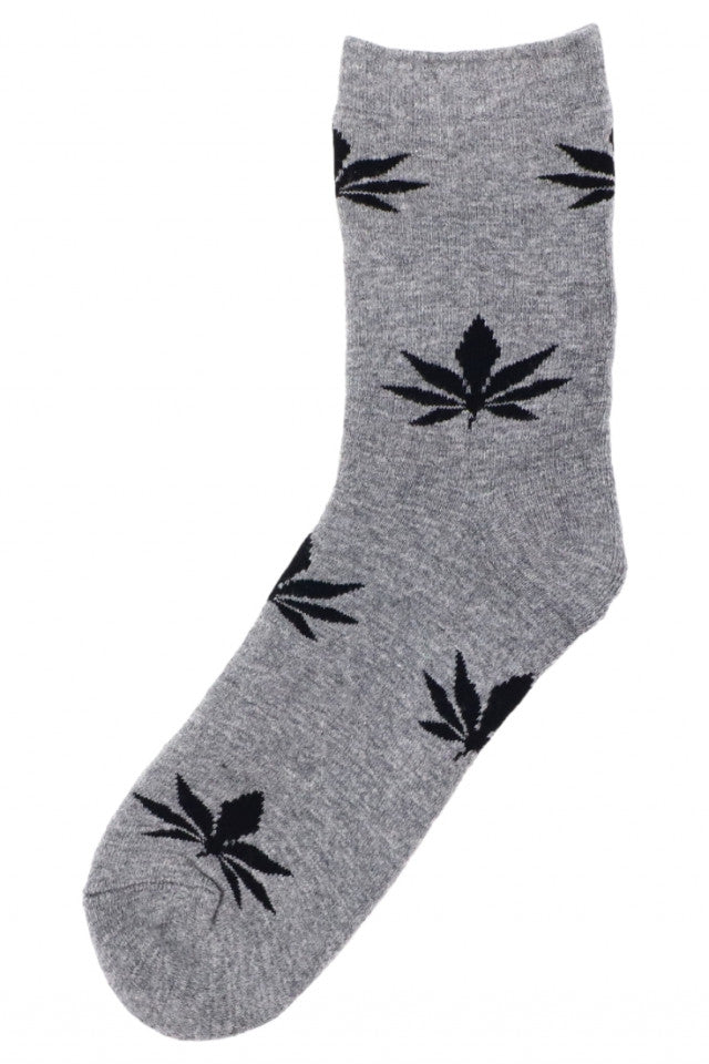 Sosete dama, 95% bumbac, Canabis, NO5447, 36-41, Gri
