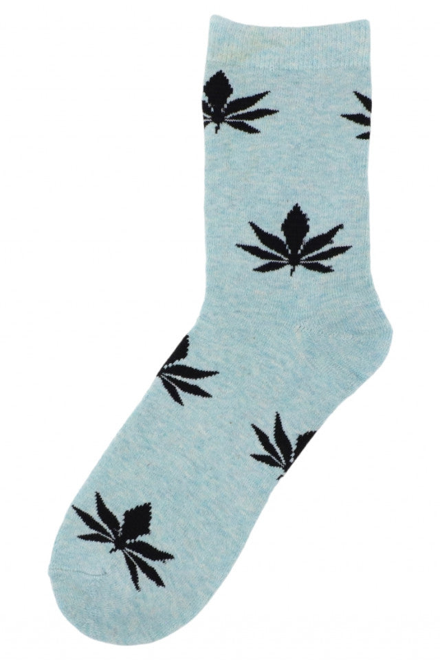 Sosete dama, 95% bumbac, Canabis, NO5454, 36-41, Verde