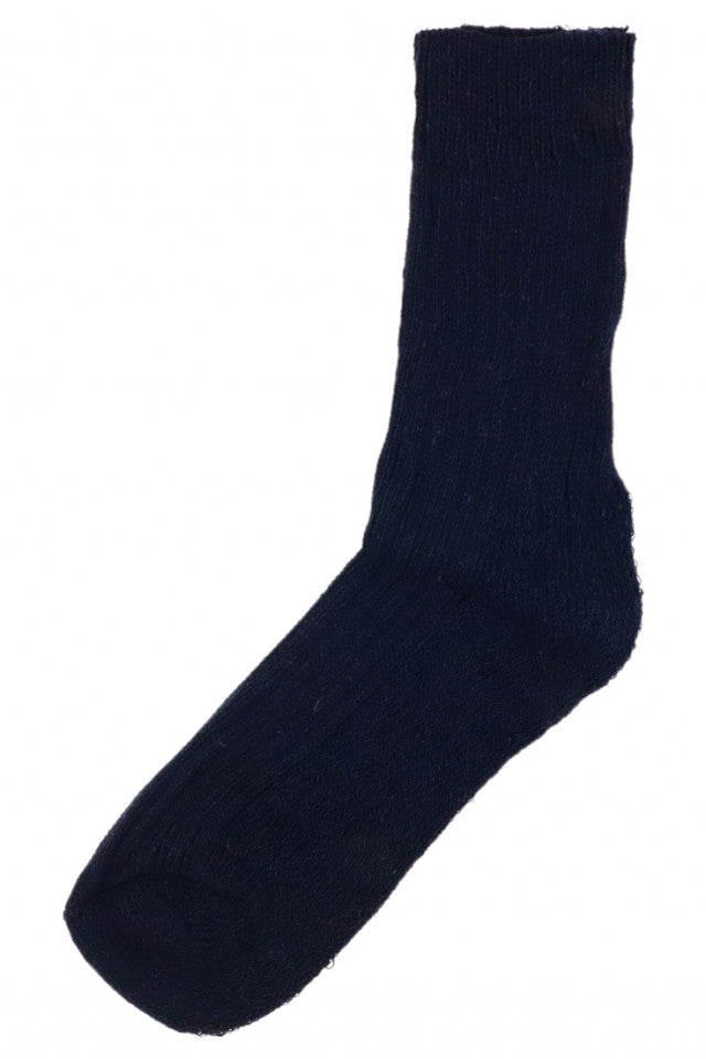 Sosete Dama, 95% Lana, 35 - 39, NO20, Albastru inchis