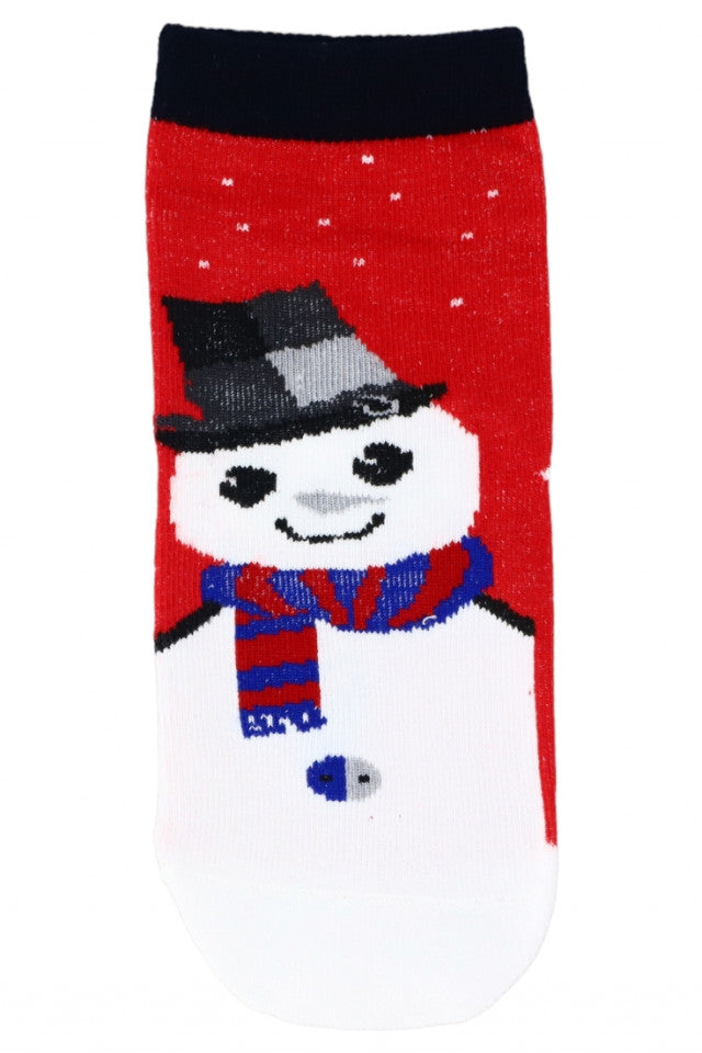 Sosete lungi copii, Craciun, 95% bumbac, Fara cusatura, NO5434, 2-3 ani, Multicolor