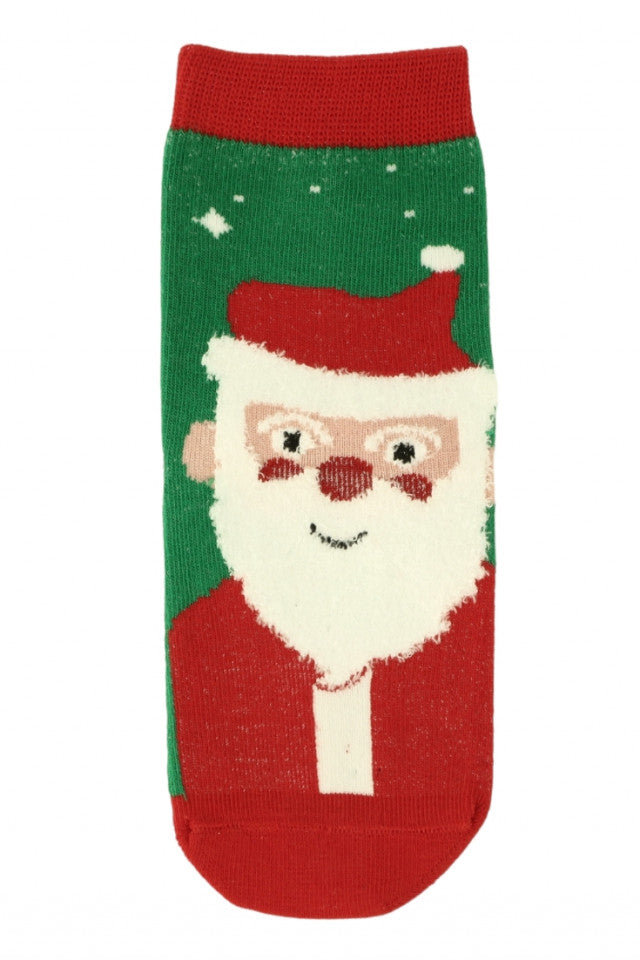 Sosete lungi copii, Craciun, 95% bumbac, Fara cusatura, NO5442, 4-5 ani, Multicolor