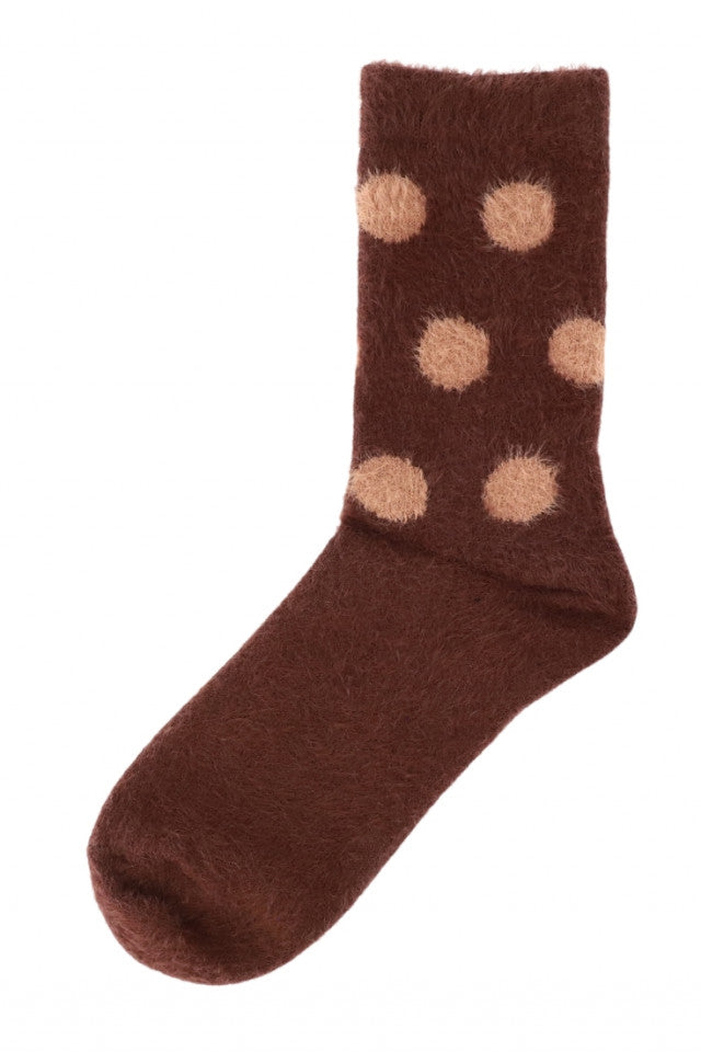 Sosete lungi dama, 80% Lana Nurca, Buline, NO2115, 39-42, Maro