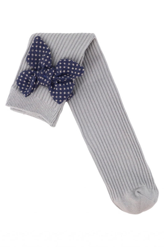 Sosete pentru fetite, lungi, sub genunchi, Funda, 95% Bumbac, NO1239, 6-7 ani, Gri