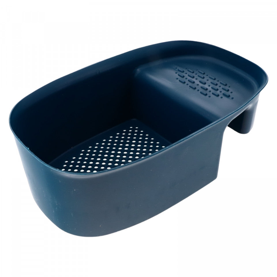 Strecuratoare pentru chiuveta dubla, 13.5 x 21 cm, Albastru