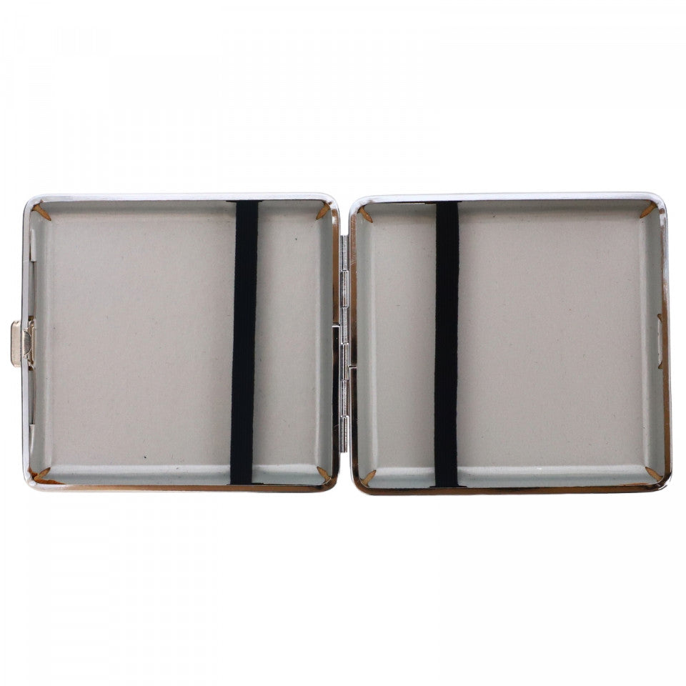 Tabachera metalica, NO352, 10 x 9.2 cm, Maro