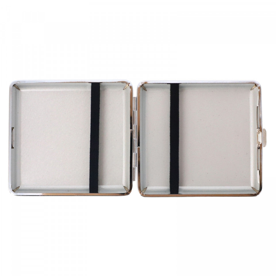 Tabachera metalica, NO353, 10 x 9.2 cm, Maro