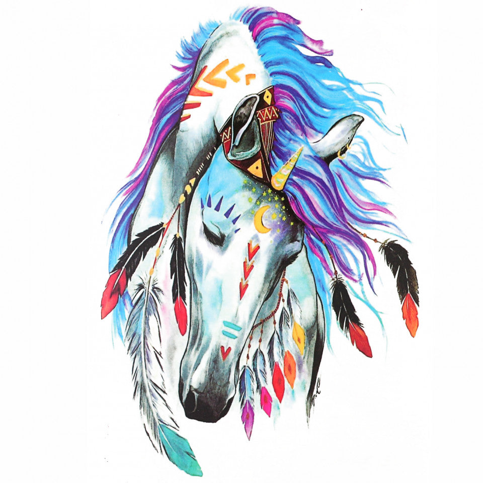 Tatuaj temporar, Unicorn, GF947, 17 x 10 cm