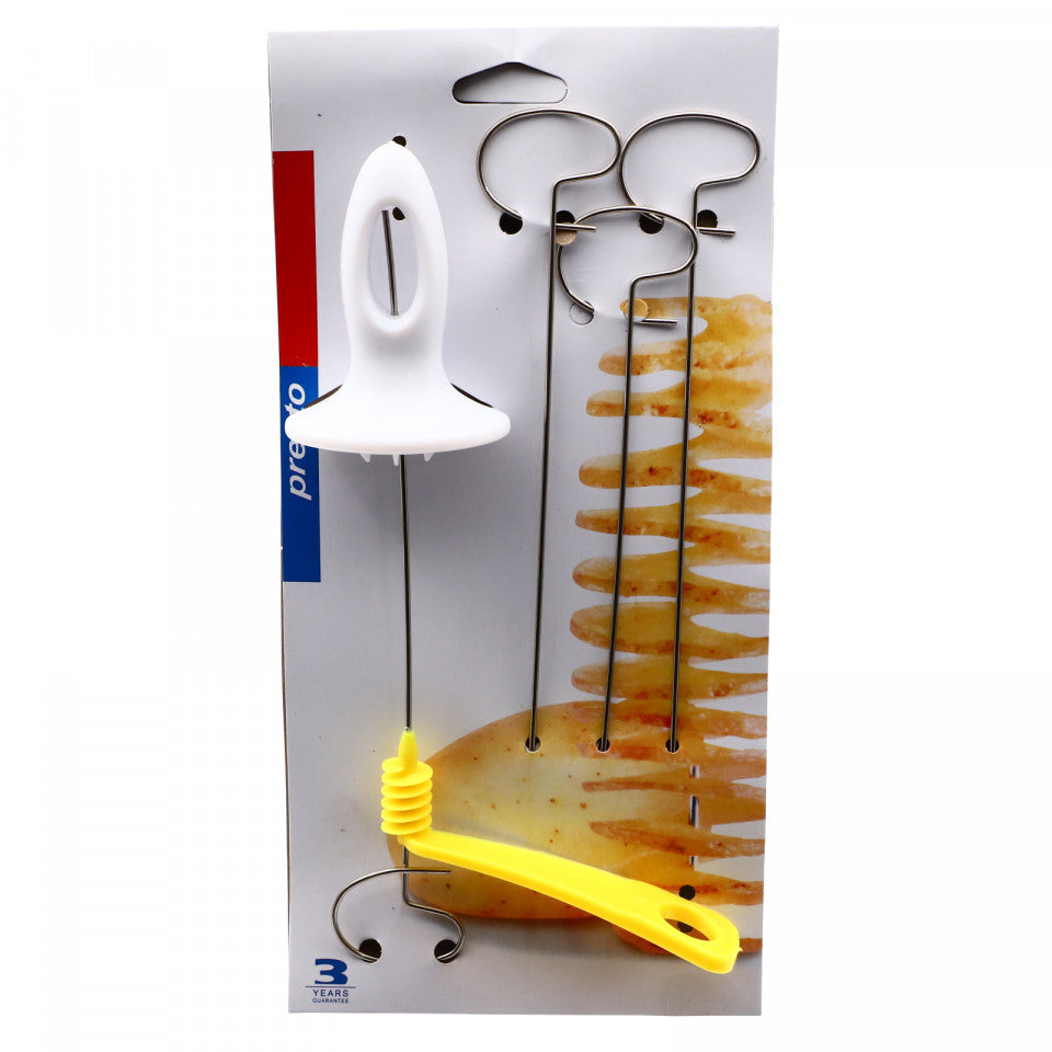 Ustensila pentru spiralat cartofi, otel inoxidabil