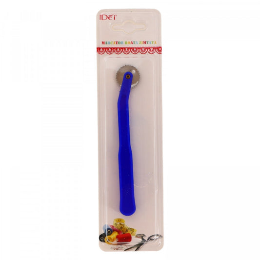 Accesoriu croitorie, Rola marcare materiale, 13.7 cm, Albastru