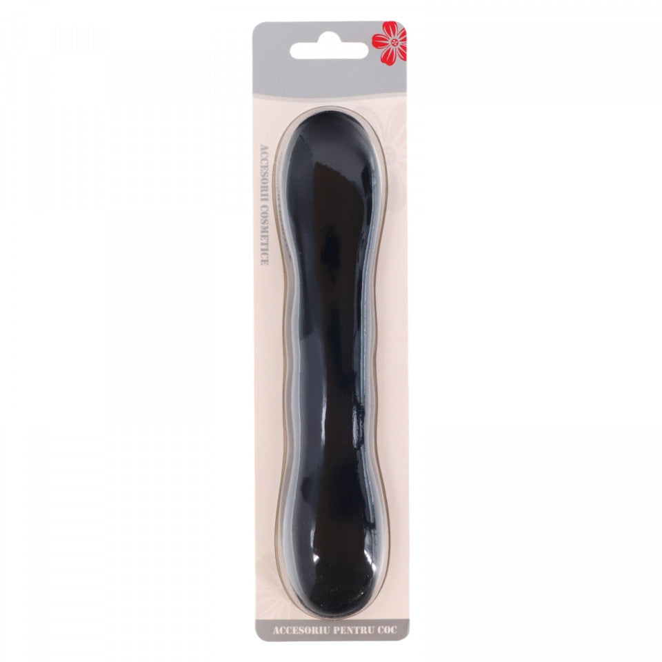 Accesoriu pentru coc chignon,NO554, 22.5 cm, Negru