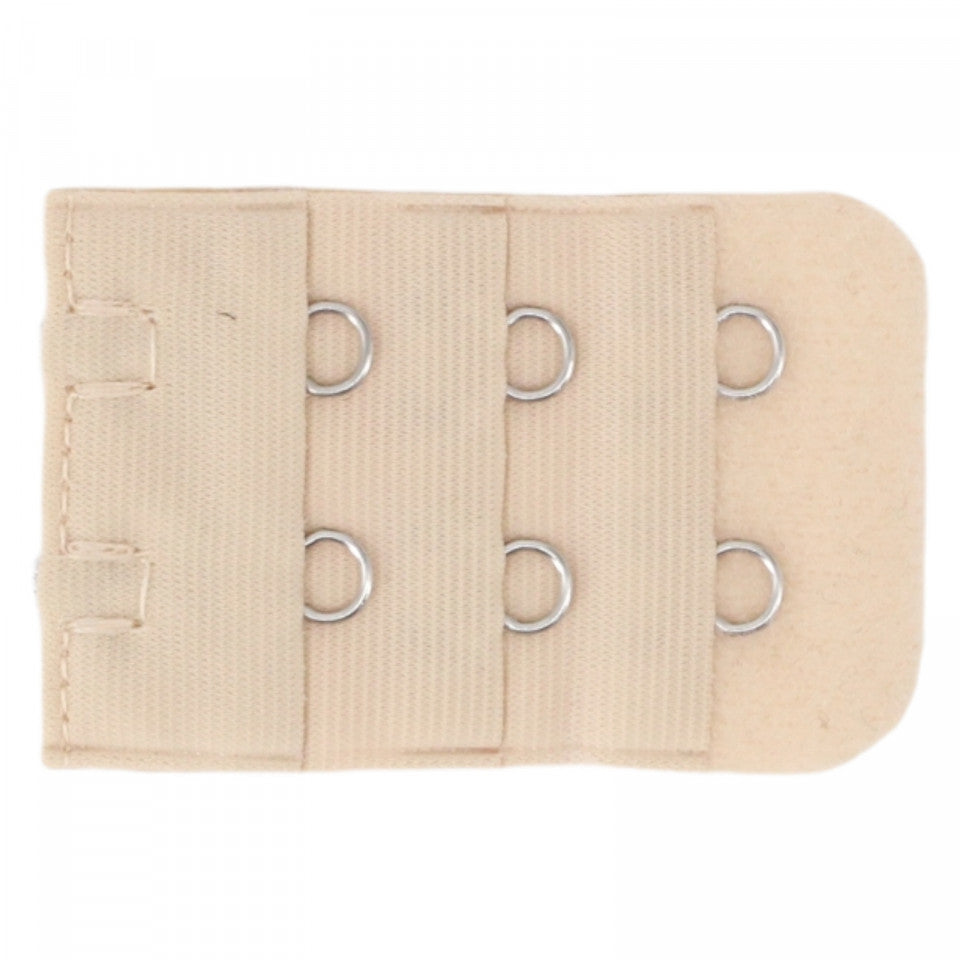 Accesoriu pentru sutien, 2 randuri, prelungire, tip mos cu baba, Bej