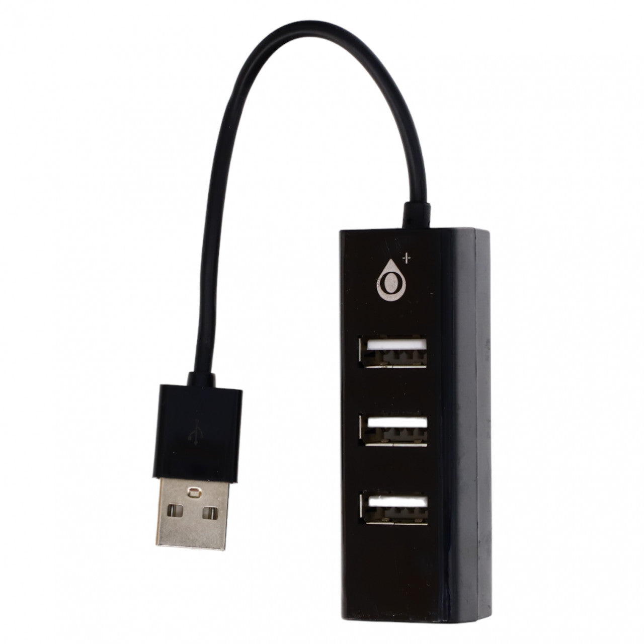 Adaptor Hub USB, 4 Porturi USB 2.0, 15 cm, Negru